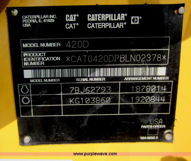 image for item C5433 2002 Caterpillar 420D IT backhoe