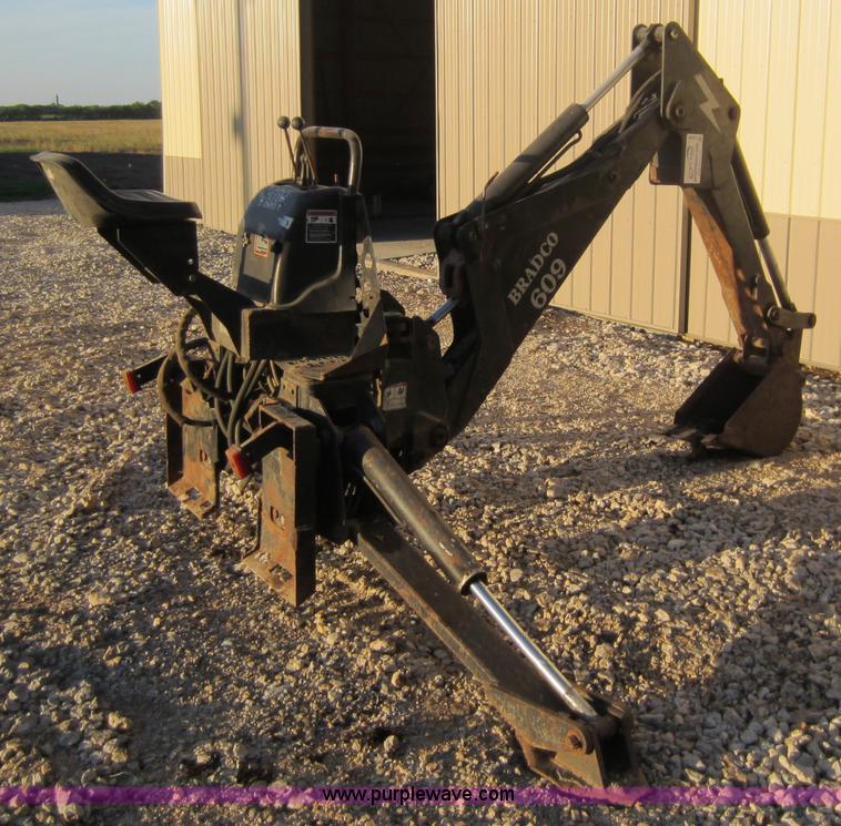 image for item C5444 Bradco 609 skid steer backhoe attachment
