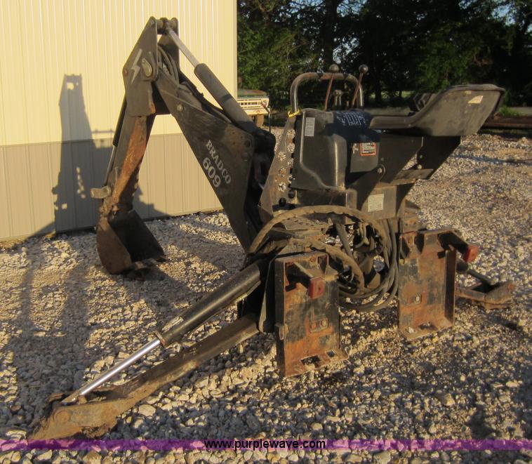 image for item C5444 Bradco 609 skid steer backhoe attachment