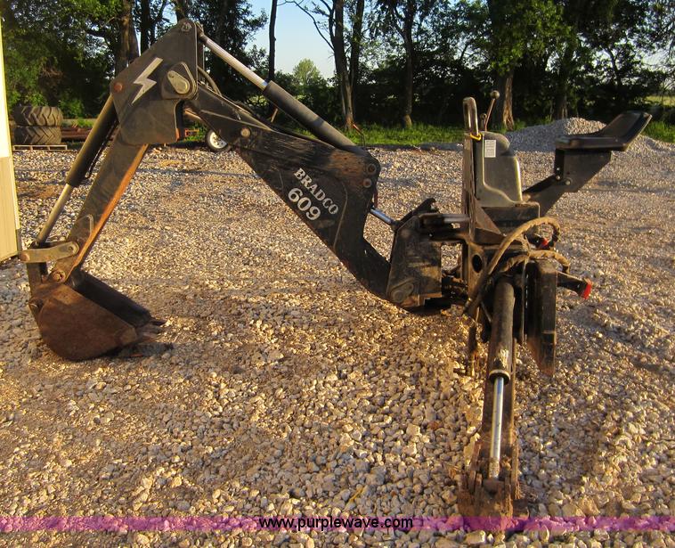 image for item C5444 Bradco 609 skid steer backhoe attachment