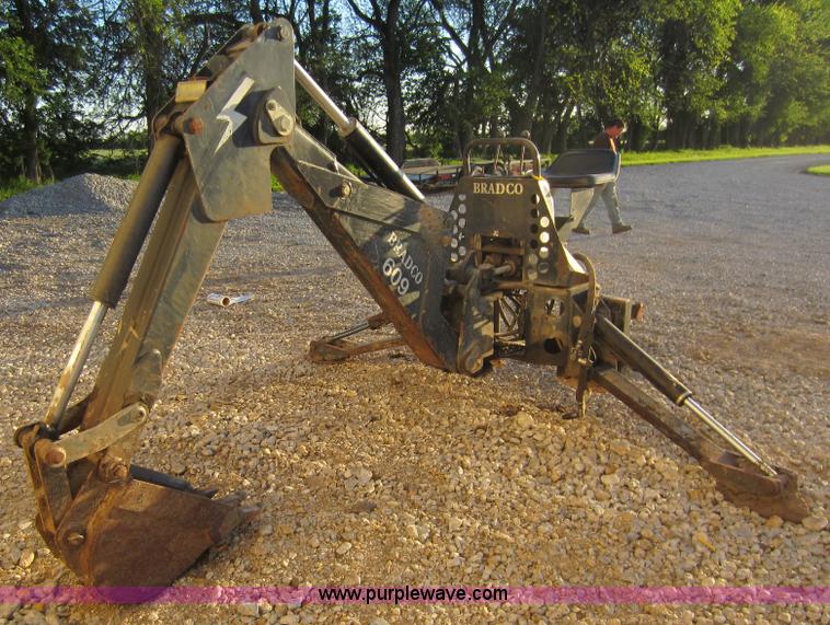 image for item C5444 Bradco 609 skid steer backhoe attachment