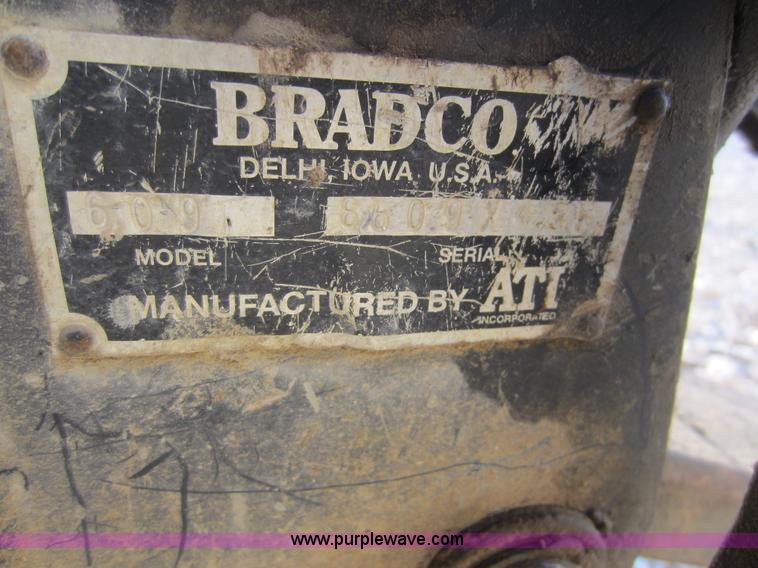 image for item C5444 Bradco 609 skid steer backhoe attachment