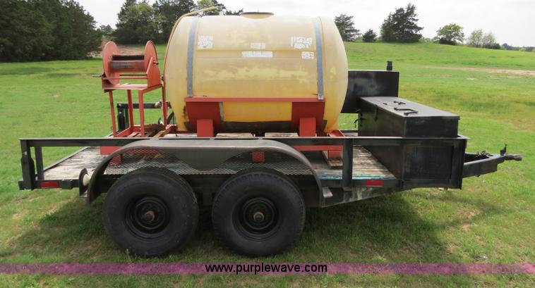 image for item C9673 Custom built 12' trailer with 500 gallon tank