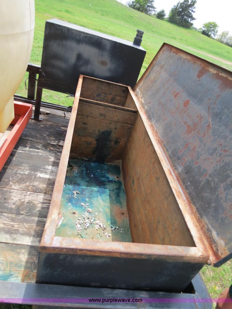 image for item C9673 Custom built 12' trailer with 500 gallon tank