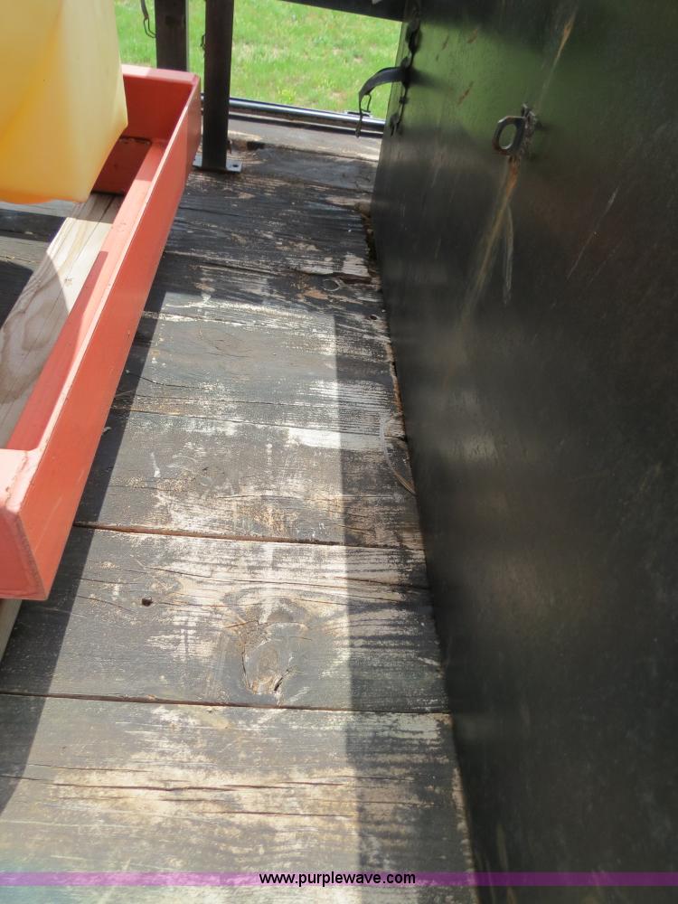 image for item C9673 Custom built 12' trailer with 500 gallon tank