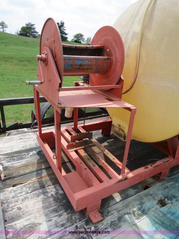 image for item C9673 Custom built 12' trailer with 500 gallon tank