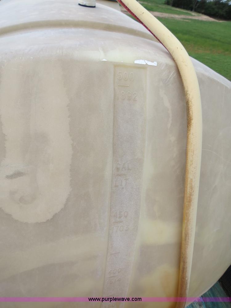 image for item C9673 Custom built 12' trailer with 500 gallon tank