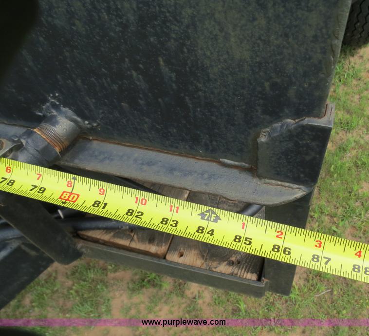 image for item C9673 Custom built 12' trailer with 500 gallon tank