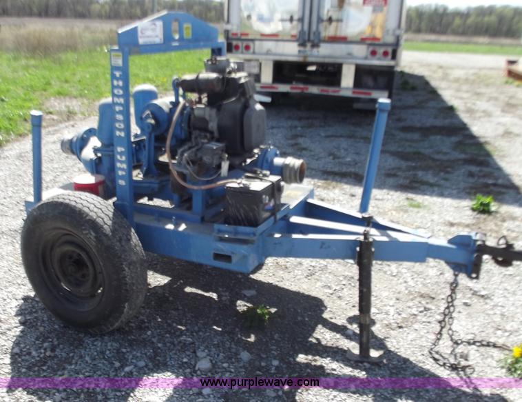 image for item D3741 Thompson towable 4" trash pump