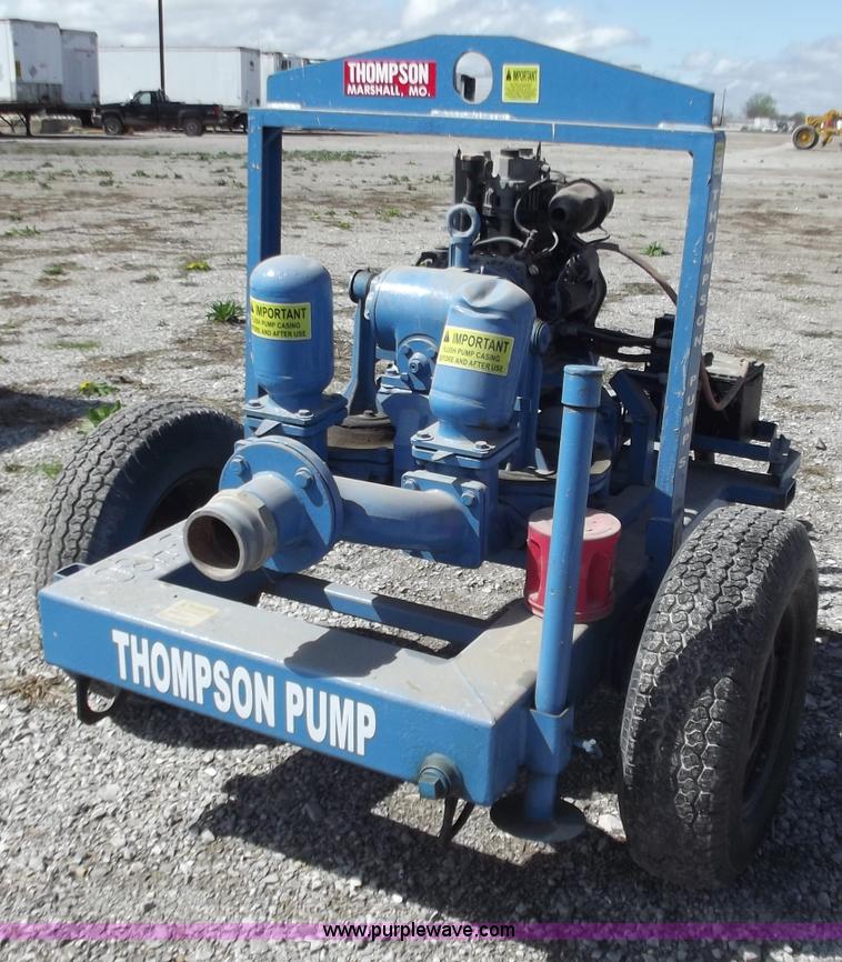 image for item D3741 Thompson towable 4" trash pump