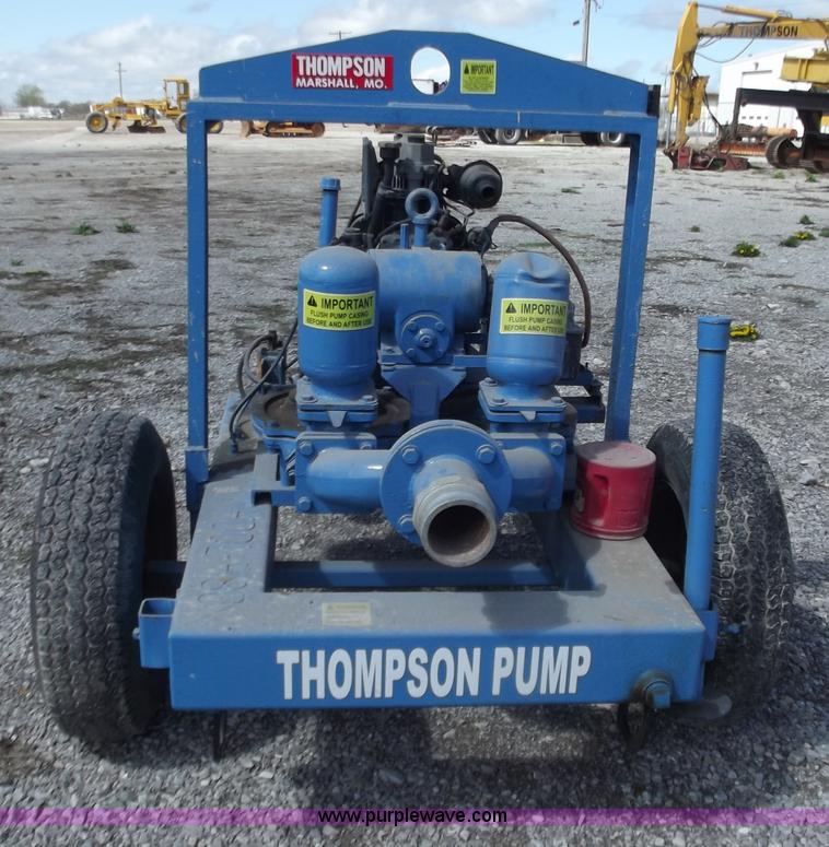 image for item D3741 Thompson towable 4" trash pump