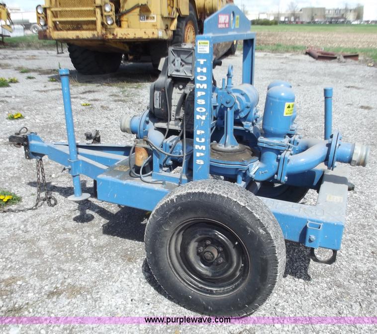 image for item D3741 Thompson towable 4" trash pump