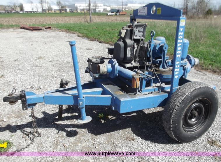 image for item D3741 Thompson towable 4" trash pump