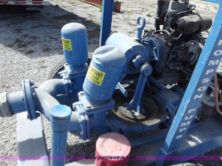 image for item D3741 Thompson towable 4" trash pump