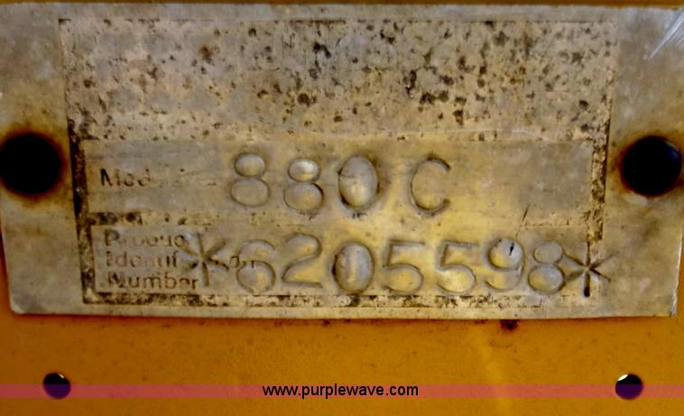 image for item D3742 1988 Case 880C excavator with tilt option