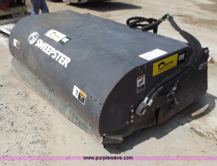 image for item D3860 Caterpillar 72" skid steer sweepster