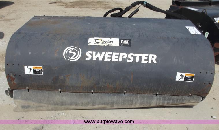 image for item D3860 Caterpillar 72" skid steer sweepster