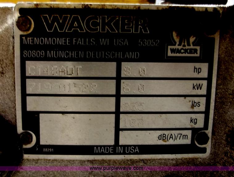 image for item D3863 Wacker 48" power trowel