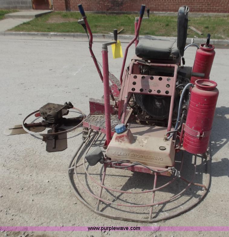 image for item D3864 Allen Razorback 8' ride-on trowel