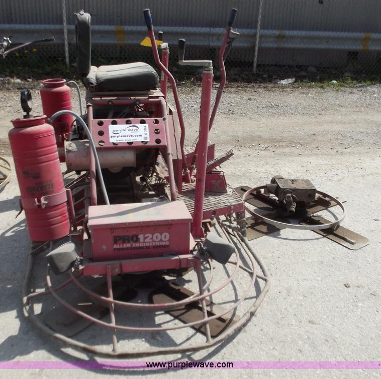 image for item D3864 Allen Razorback 8' ride-on trowel