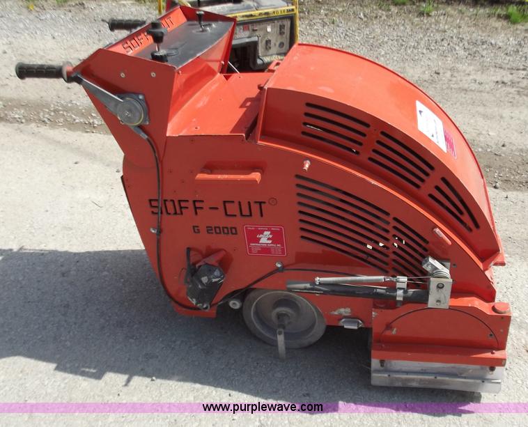 image for item D3867 G2000 Soft Cut walk behind concrete saw
