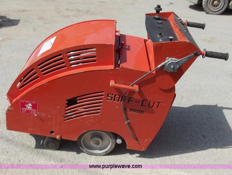 image for item D3867 G2000 Soft Cut walk behind concrete saw