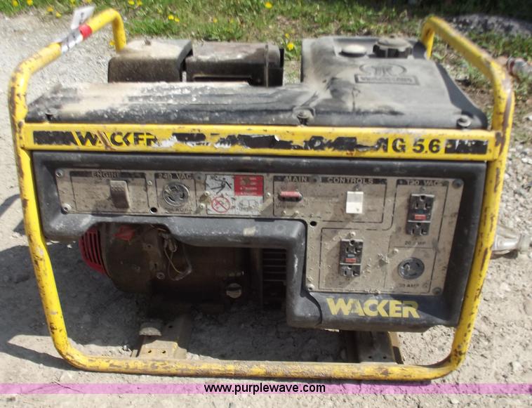 image for item D3868 Wacker 56 KW generator