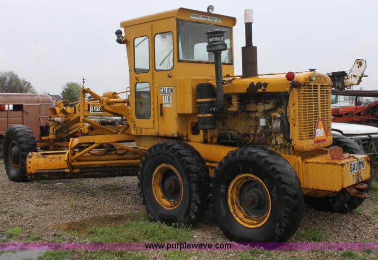 image for item D7508 Galion 118B motor grader