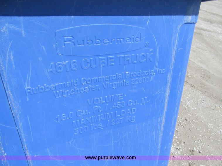 image for item G9469 Rubbermaid 4616 trash cart