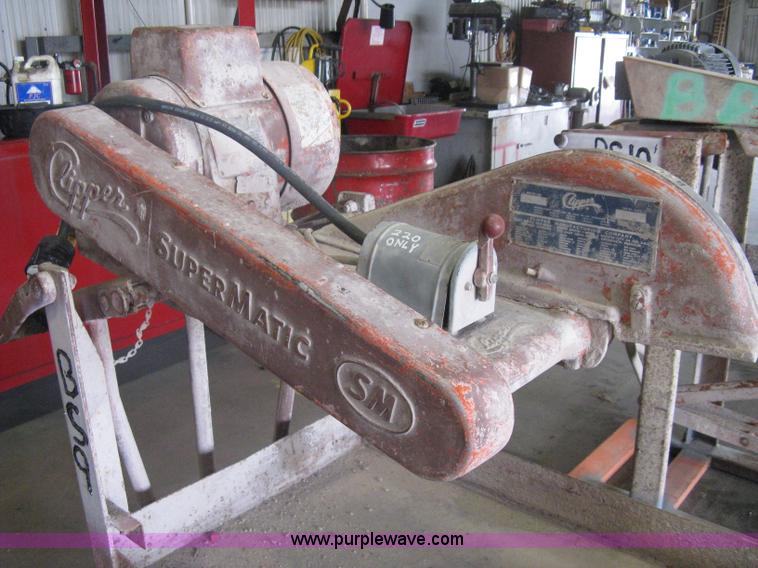 image for item G9789 Clipper SuperMatic SM brick saw