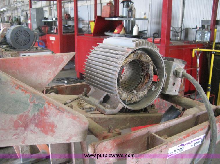 image for item G9791 Clipper brick saw station body with dolly wheels