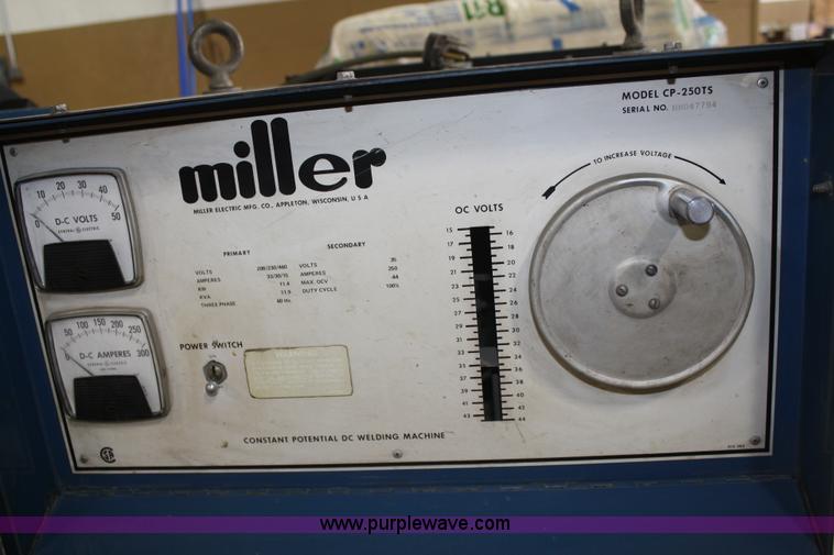 image for item L9359 Miller CP250TS welder with Millermatic wire feeder