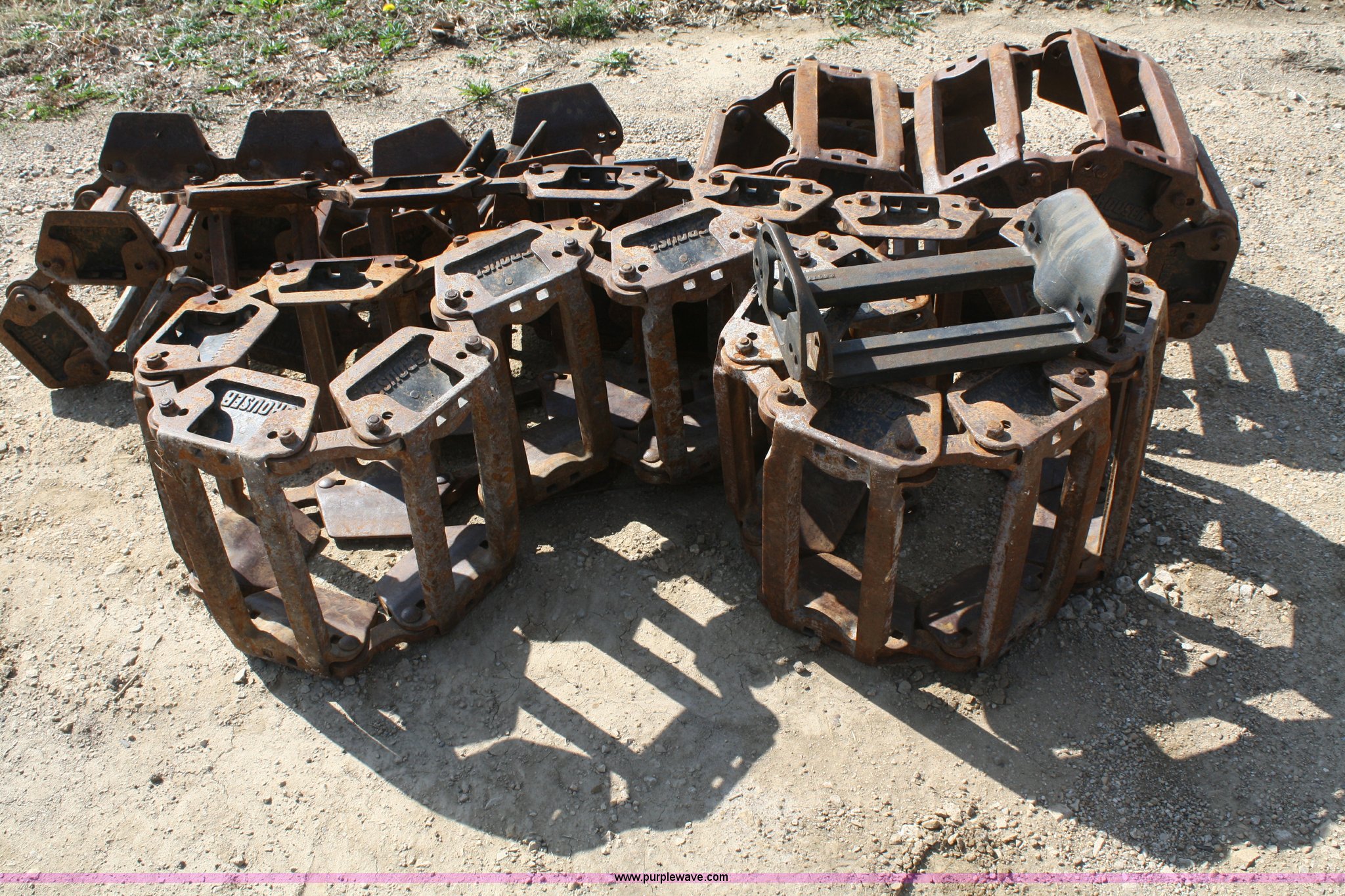 Grouser skid steer tracks in Lawrence, KS Item L9353 sold Purple Wave