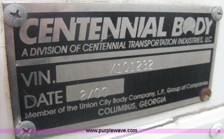 image for item A6170 2000 Centennial refrigeration body