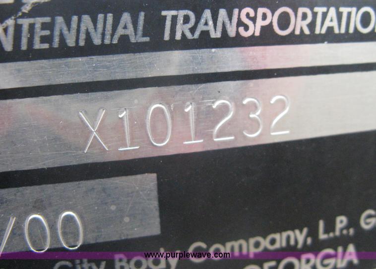 image for item A6170 2000 Centennial refrigeration body