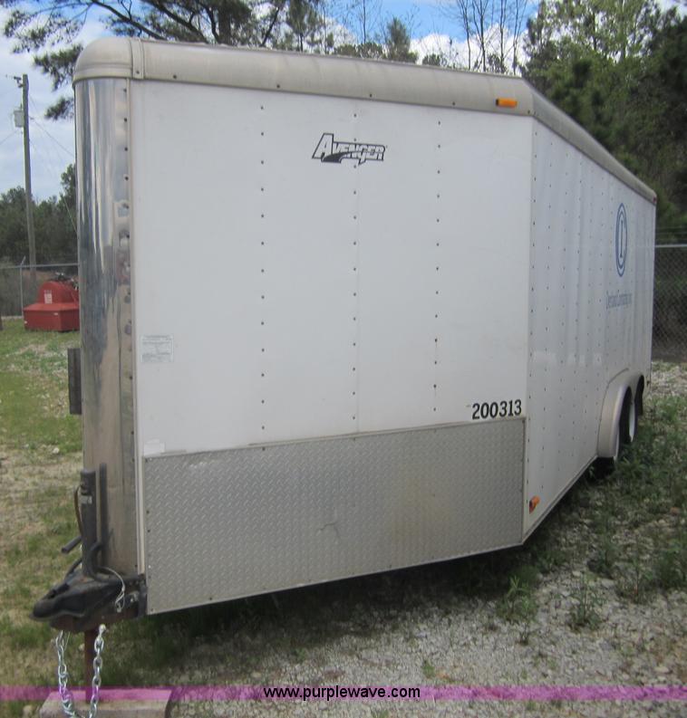 image for item B1112 2001 Avenger V-nose trailer