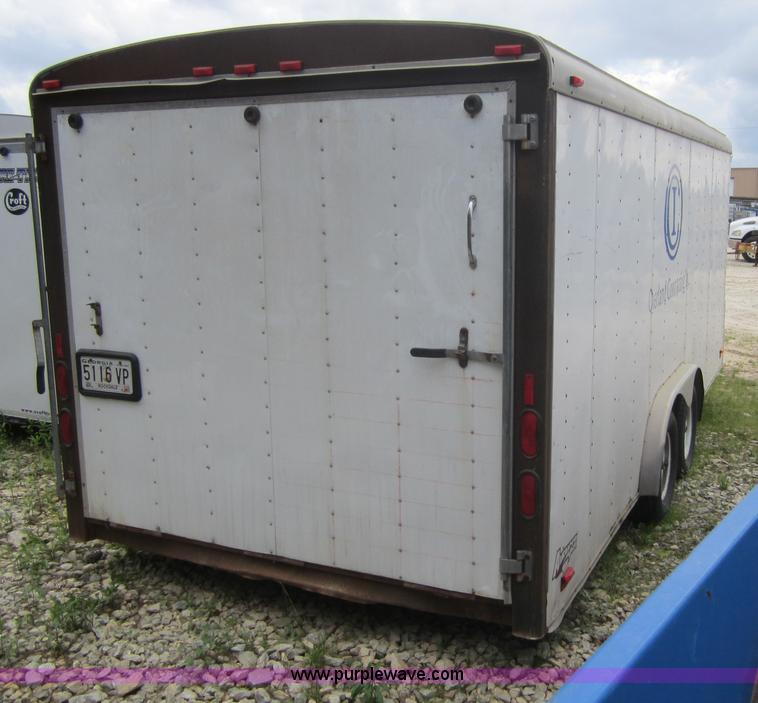 image for item B1112 2001 Avenger V-nose trailer