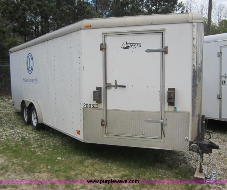 image for item B1112 2001 Avenger V-nose trailer