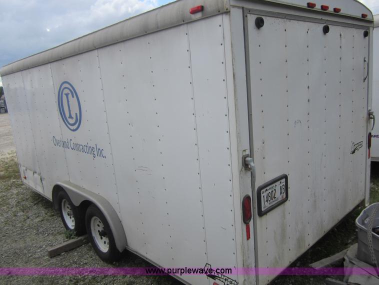 image for item B1114 2003 Avenger V-nose trailer