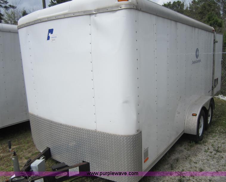 image for item B1115 2004 14' tandem axle trailer