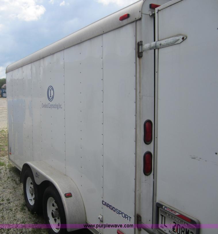 image for item B1115 2004 14' tandem axle trailer