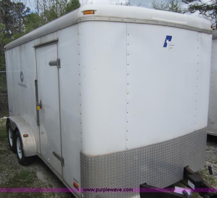 image for item B1115 2004 14' tandem axle trailer