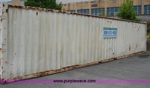 image for item B1190 1994 Mobel-Mini 40' Steel Storage Container