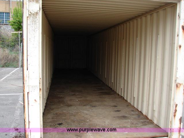 image for item B1190 1994 Mobel-Mini 40' Steel Storage Container