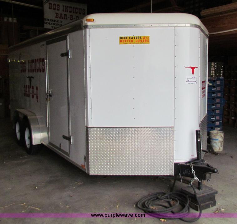 image for item B7227 18' V-nose enclosed concessions trailer