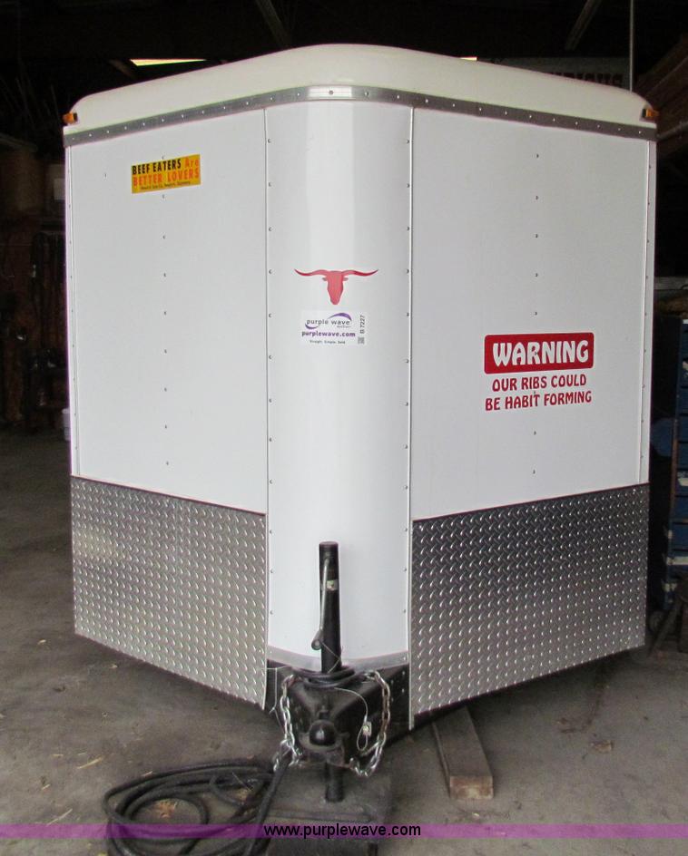 image for item B7227 18' V-nose enclosed concessions trailer