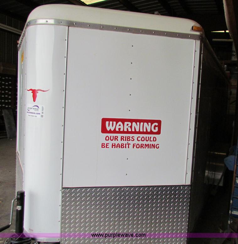 image for item B7227 18' V-nose enclosed concessions trailer