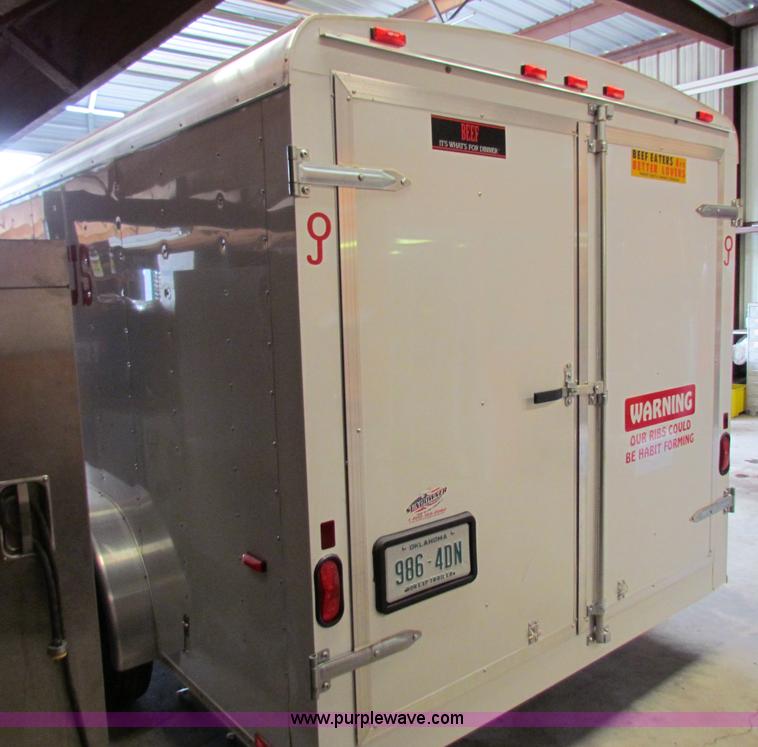 image for item B7227 18' V-nose enclosed concessions trailer