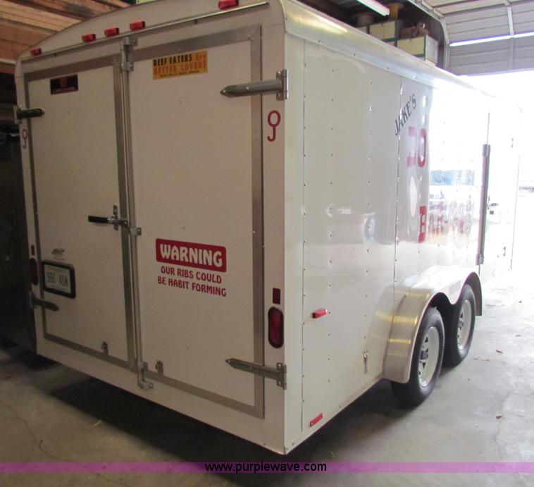 image for item B7227 18' V-nose enclosed concessions trailer