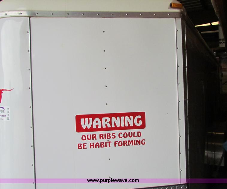 image for item B7227 18' V-nose enclosed concessions trailer